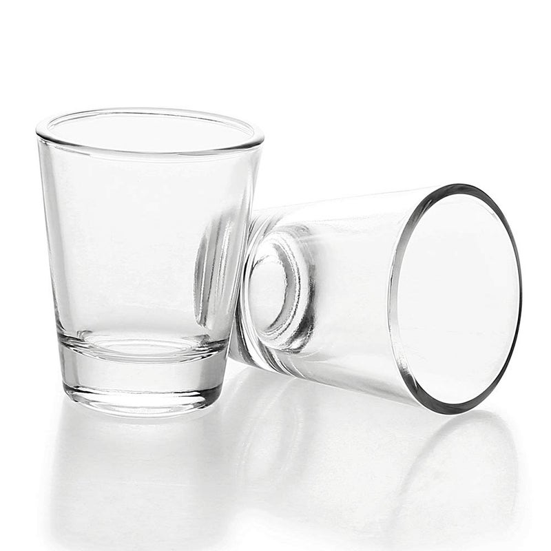 BCnmviku 1.5 oz Shot Glasses Sets with Heavy Base, Clear Shot Glass (2 Pack) - Image 1